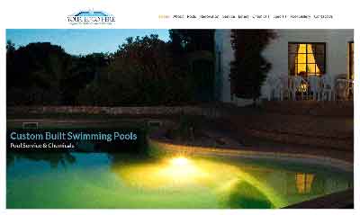 Predesigned Pool Website